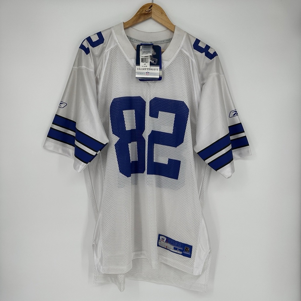 NWT Jason Witten Reebok Dallas Cowboys #82 jersey white autographed LARGE Signed